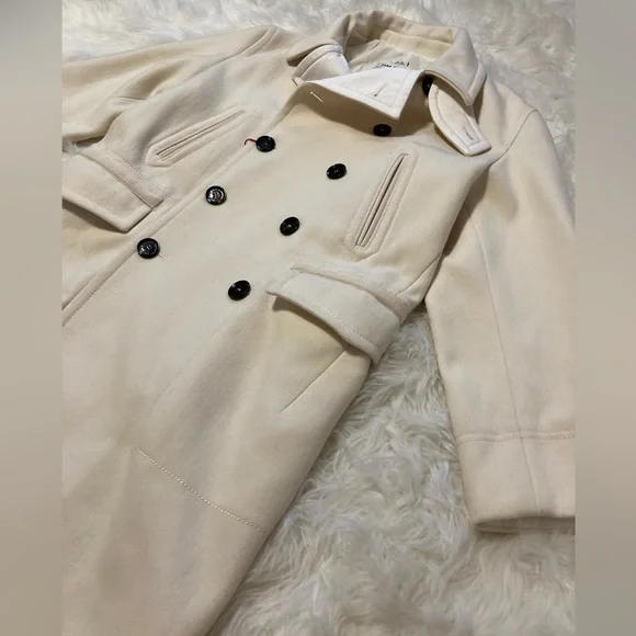 Zara Cream Trench Coat - Picture 9 of 13